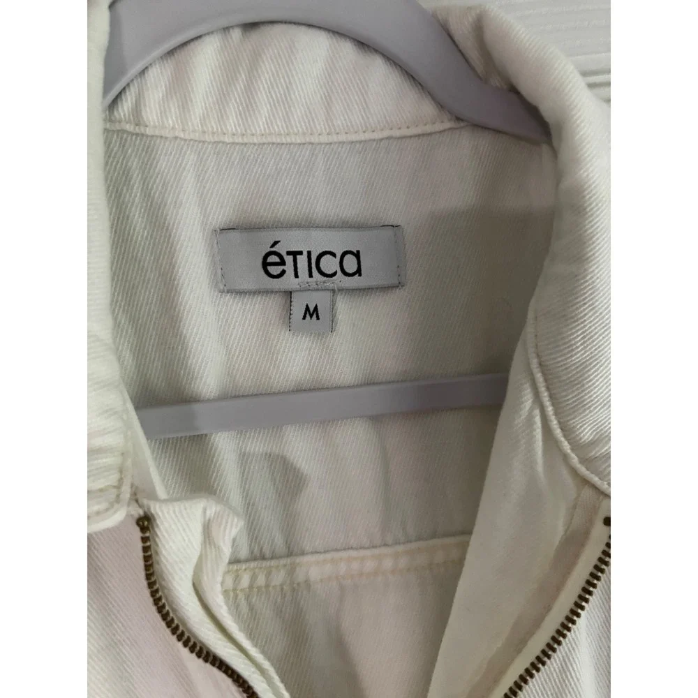Etica‎ Amie old money Romper Natural Beige Women's Small EUC Sustainable Cotton